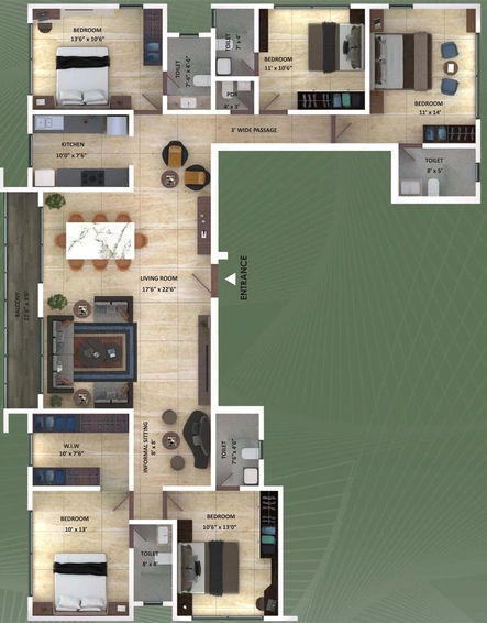 5 BHK Flat in Shagun Residency in Vile Parle West, Mumbai - Image 645785