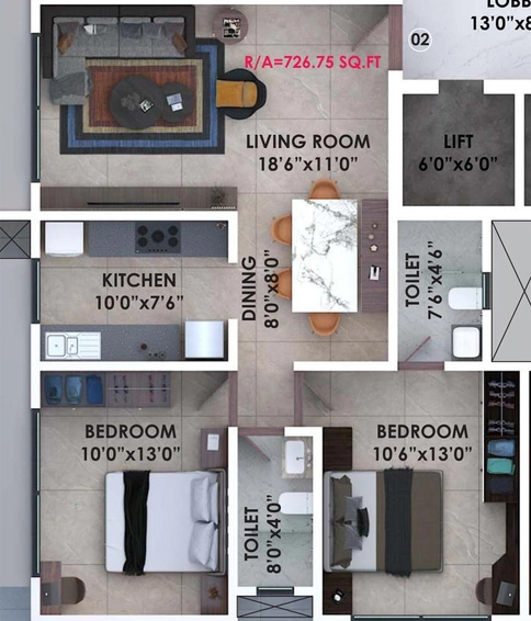 2 BHK Flat in Shagun Residency in Vile Parle West, Mumbai - Image 645782