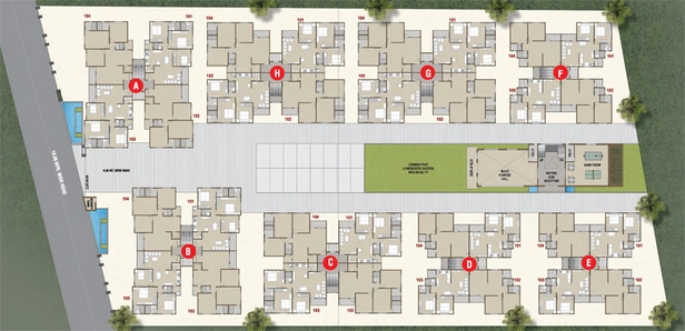 Master Plan of Earth Allyssum in Bhayli Road, Vadodara - Image 85442