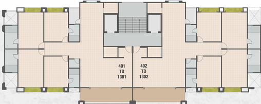 Floor Plan of Earth Euphoria in Kareli Baug, Vadodara - Image 85455