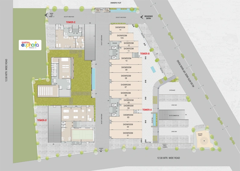 Master Plan of Earth Euphoria in Kareli Baug, Vadodara - Image 85456