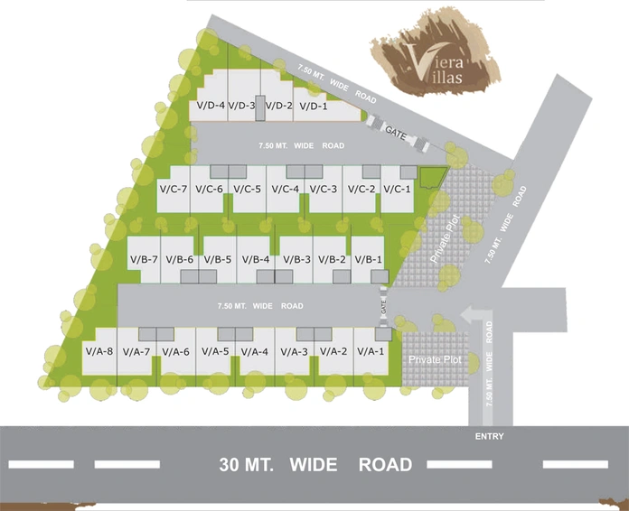 Master Plan of Keynfra Viera Villas in Harni, Vadodara - Image 85469