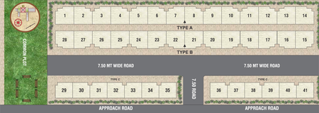 Master Plan of Rudraksh Tithi Residency in Sama Savli Road, Vadodara - Image 86133