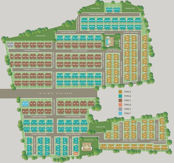 Master Plan of ParkRest in Waghodia Road, Vadodara - Image 103903
