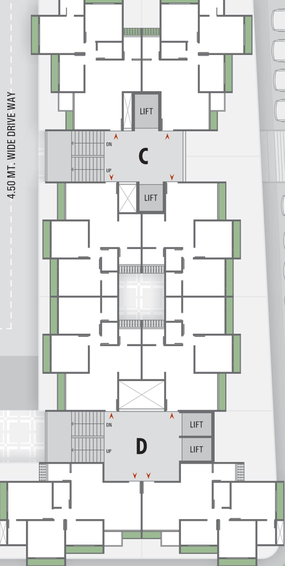 Floor Plan of Sun Shela One in Shela, Ahmedabad - Image 85495