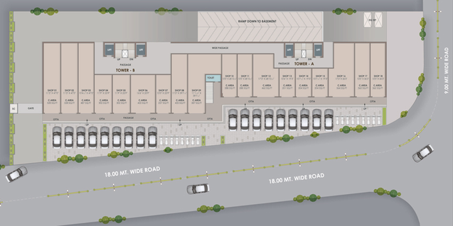 Master Plan of Shreeji Vivanta Elite in Vasna Road, Vadodara - Image 85518