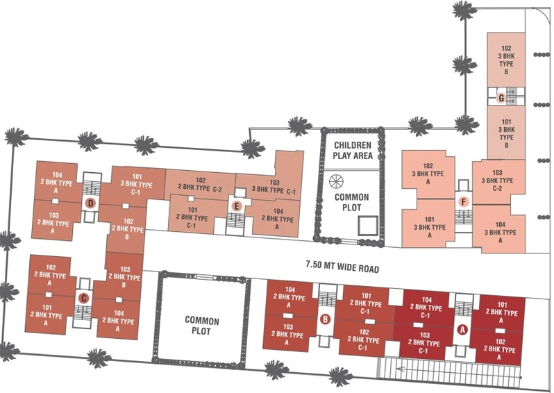 Master Plan of Sun Divine 5 in Ghatlodiya, Ahmedabad - Image 89609