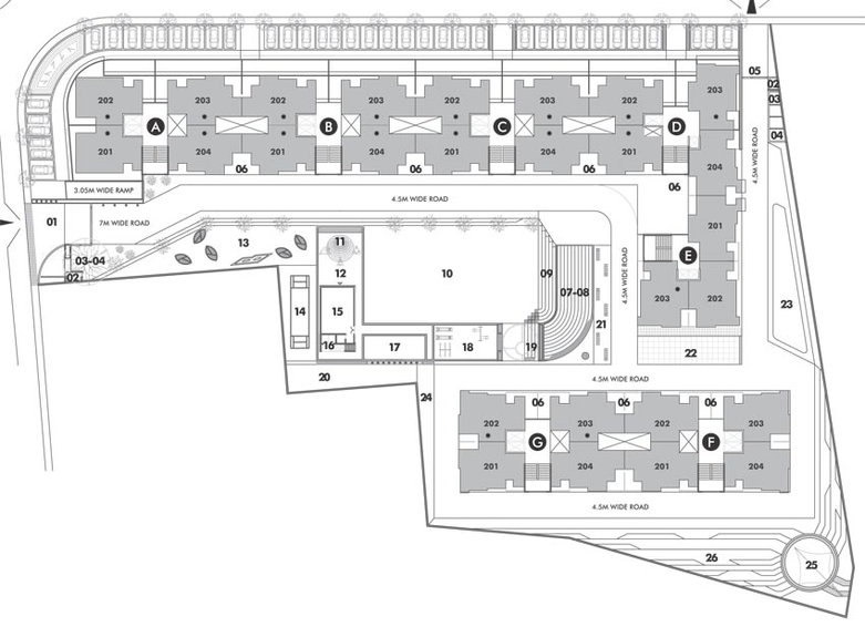 Master Plan of Sun Southwinds in South Bopal, Ahmedabad - Image 89068