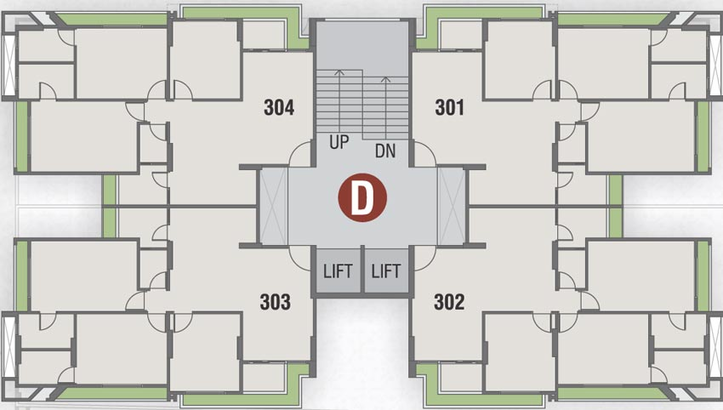 Floor Plan of Siddhipriya Imperial in Shela, Ahmedabad - Image 89090