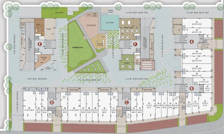 Master Plan of Siddhipriya Imperial in Shela, Ahmedabad - Image 89091