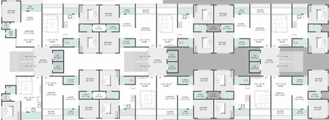 Floor Plan of Laxmi Nilkanth Heights in Sachin, Surat - Image 88008