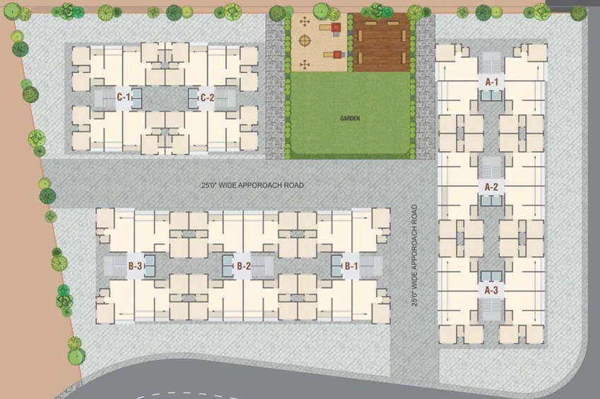 Master Plan of Laxmi Nilkanth Heights in Sachin, Surat - Image 88009