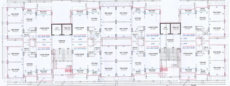 Floor Plan of Anant Homes in Uttran, Surat - Image 85833