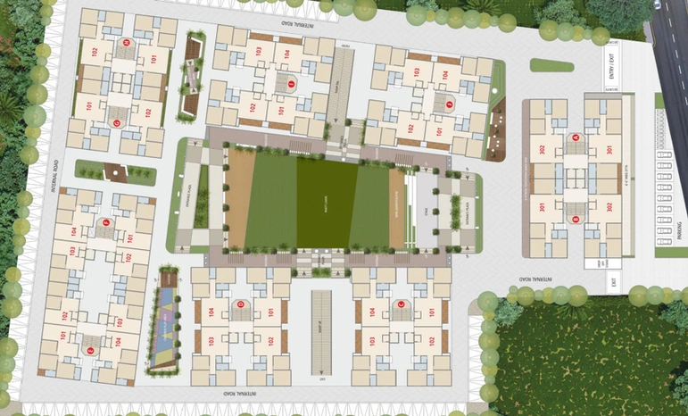 Master Plan of Anjani Ambrosia in Jahangirpura, Surat - Image 86777