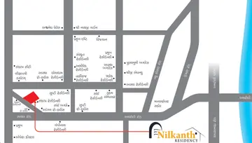 Location of Vihaldham Nilkanth Residency - Image 85876