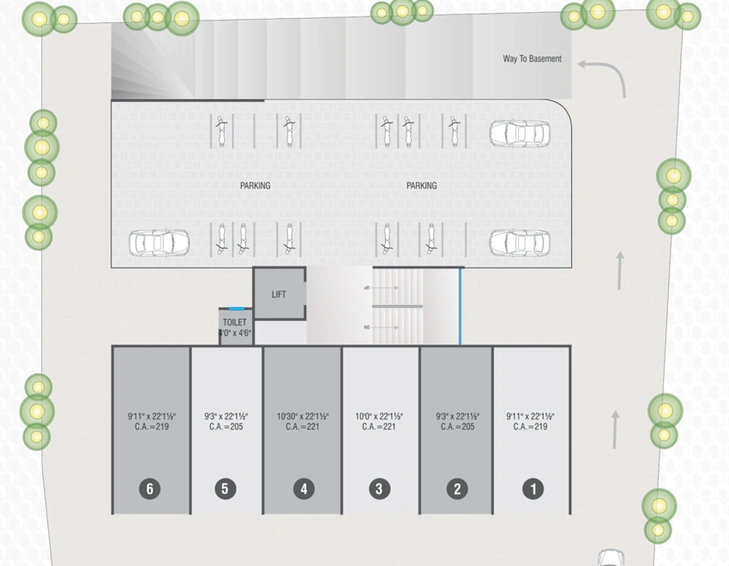 Master Plan of Vihaldham Nilkanth Residency in Amroli, Surat - Image 85878