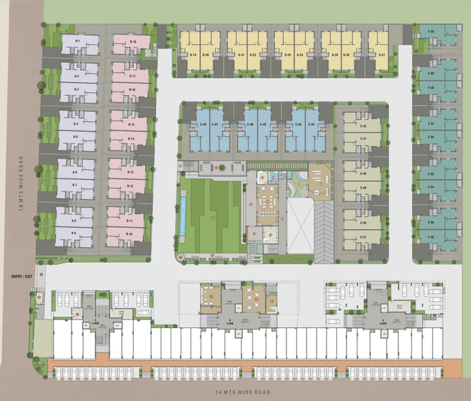 Master Plan of Darshanam Splendora 3 in Manjalpur, Vadodara - Image 86156
