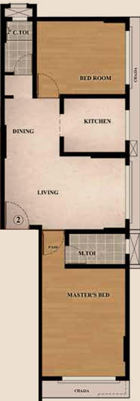 2 BHK Flat in Mohite Anuj Aura in Ghatkopar East, Mumbai - Image 646184