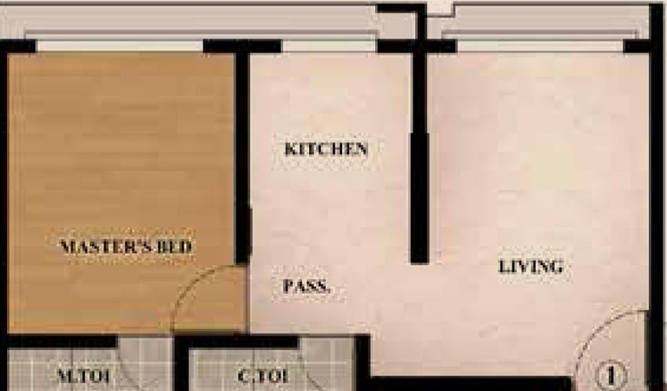 1 BHK Flat in Mohite Anuj Aura in Ghatkopar East, Mumbai - Image 646183