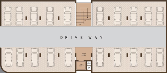 Master Plan of Sheth Moonvihar Flats in Navrangpura, Ahmedabad - Image 85894