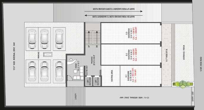 Master Plan of Ramani Sun Rise in Vesu, Surat - Image 86546