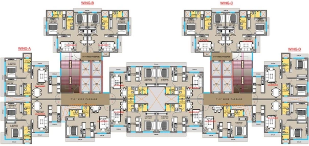 Floor Plan of Panache Premiere in Chembur East, Mumbai - Image 111427