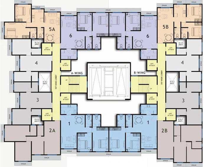 Floor Plan of Stans Ratnadeep in Chembur West, Mumbai - Image 86005