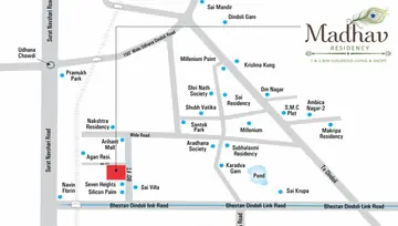Location of Shyam Madhav Residency - Image 86035