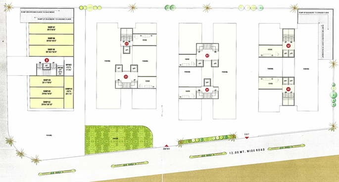 Master Plan of Savani Prayosha Pride in Dindoli, Surat - Image 86063