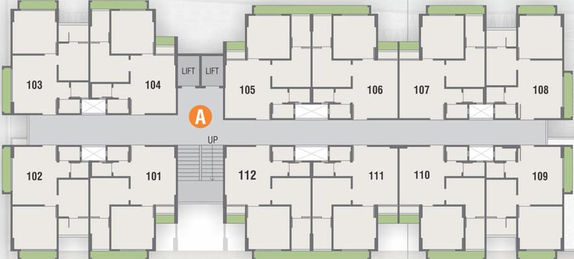 Floor Plan of JP And Sons Pragati One in Narolgam, Ahmedabad - Image 88687