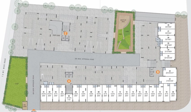 Master Plan of JP And Sons Pragati One in Narolgam, Ahmedabad - Image 88688