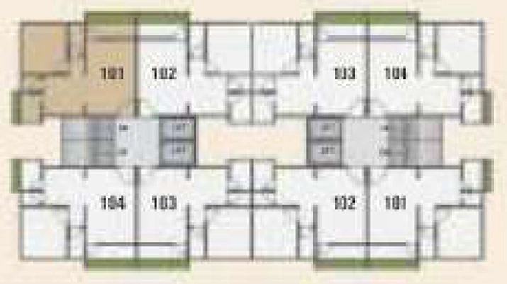 Floor Plan of Maruti Balaji Residency in Dindoli, Surat - Image 88026