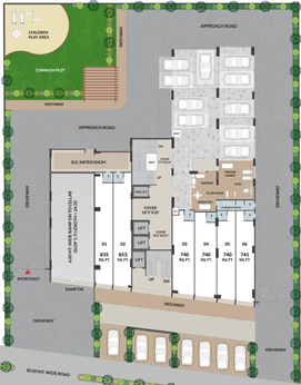 Master Plan of Shayona Shivali in Nava Vadaj, Ahmedabad - Image 86190