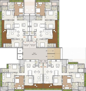 Floor Plan of Shafalya Aurum Legacy in Sola, Ahmedabad - Image 89898