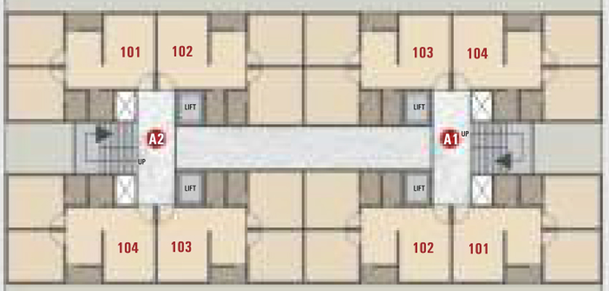 Floor Plan of Shree Antillia Dreams in Amroli, Surat - Image 88051