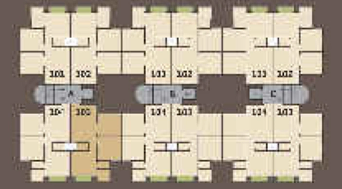 Floor Plan of Krishna Lake City in Karadva Gam, Surat - Image 86210