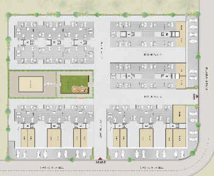 Master Plan of Krishna Lake City in Karadva Gam, Surat - Image 86211