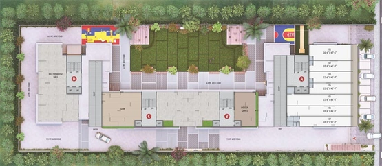 Master Plan of TCC The Evans in Chandkheda, Ahmedabad - Image 86496