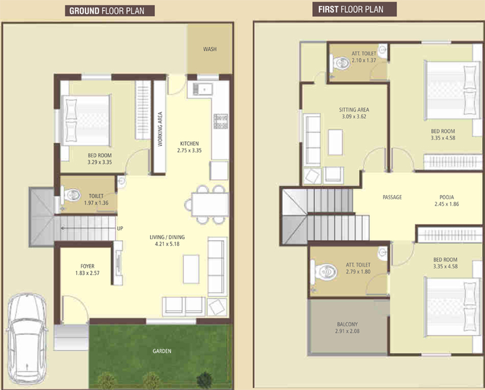 3 BHK House/Villa in Pratham Vraj Bhoomi in Waghodia Road, Vadodara - Image 699198