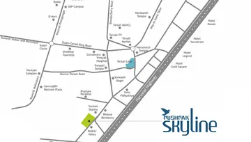 Location of Pushpak Skyline - Image 86516