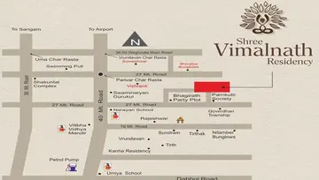 Location of Kanha Shree Vimalnath Residency - Image 103915