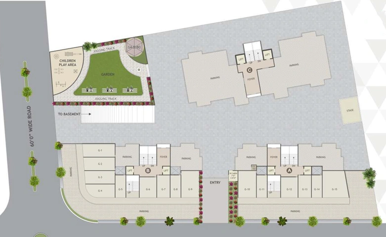 Master Plan of Axis Vaidehi Heights in Karadva Gam, Surat - Image 86560