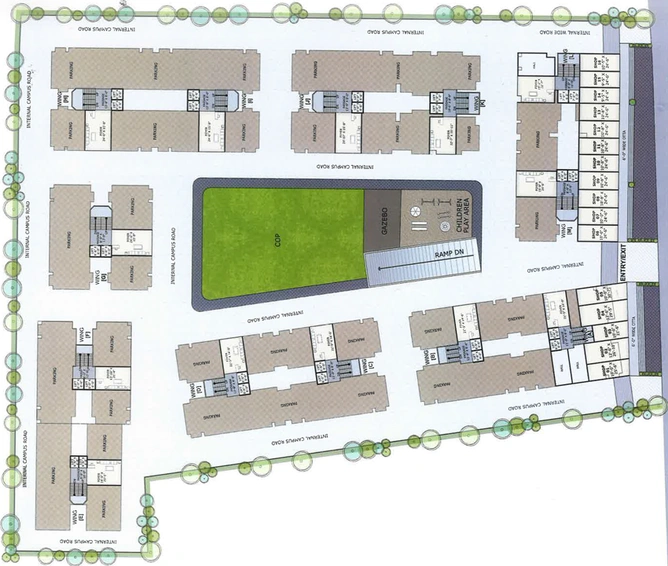 Master Plan of Blue City in Nana Varachha, Surat - Image 88061