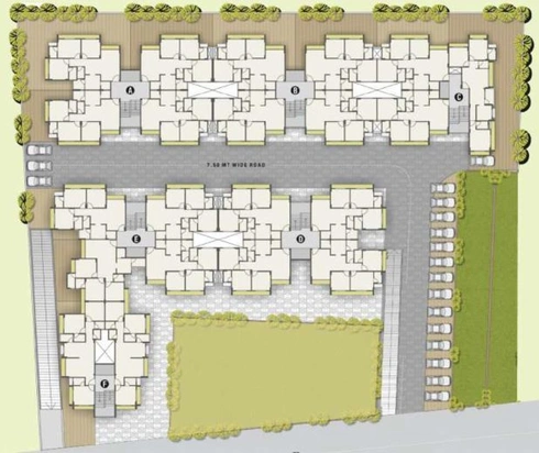 Master Plan of Lalbhai Khodiyar Upvan in Bopal, Ahmedabad - Image 89339