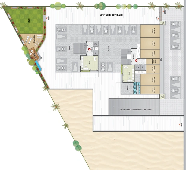 Master Plan of Orenge Residency in Variav, Surat - Image 86787