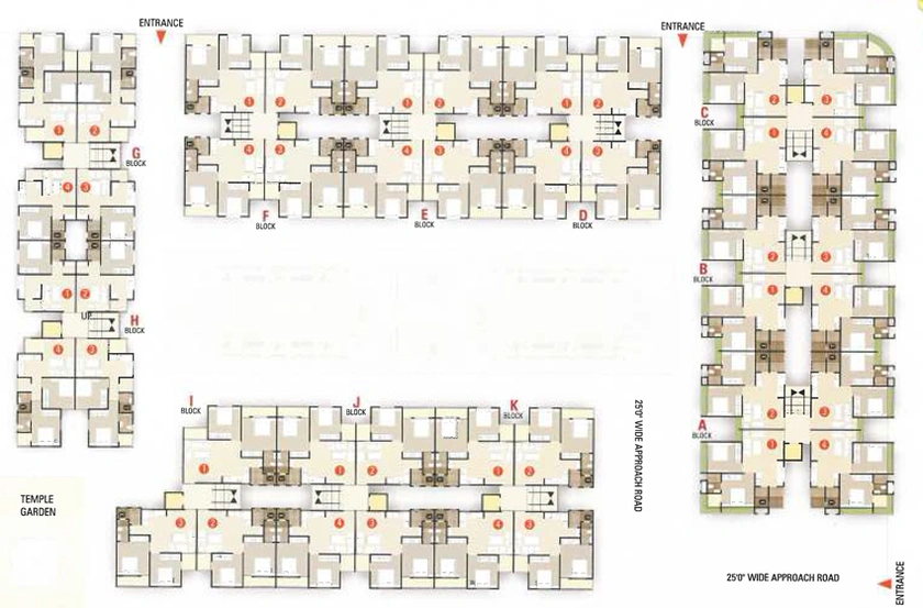 Master Plan of Ashok Santok Park in Dindoli, Surat - Image 88080
