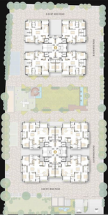 Master Plan of Sharanya Skyvue in Thaltej, Ahmedabad - Image 86816