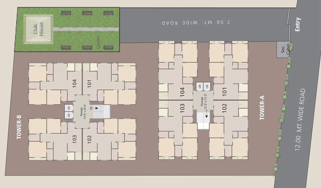 Master Plan of Madhuvan Clublife in Waghodia Road, Vadodara - Image 103938