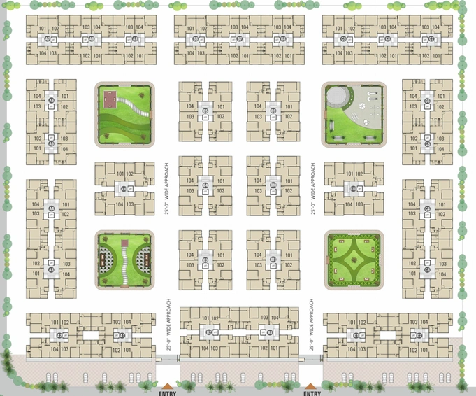 Master Plan of Vishwas Opera Royal in Kholvad, Surat - Image 88903
