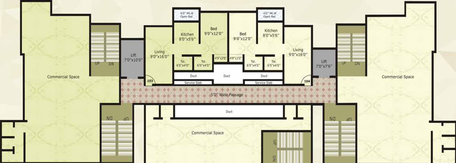 Floor Plan of Kaneri Heights in Naigaon East, Palghar - Image 16789
